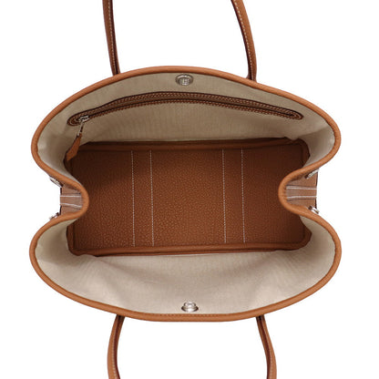 HERMES Garden Party Gold Negonda Leather Size TPM