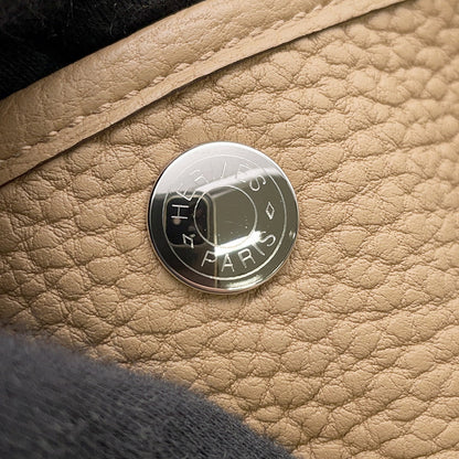HERMES Garden Party Biscuit Negonda Leather Size TPM