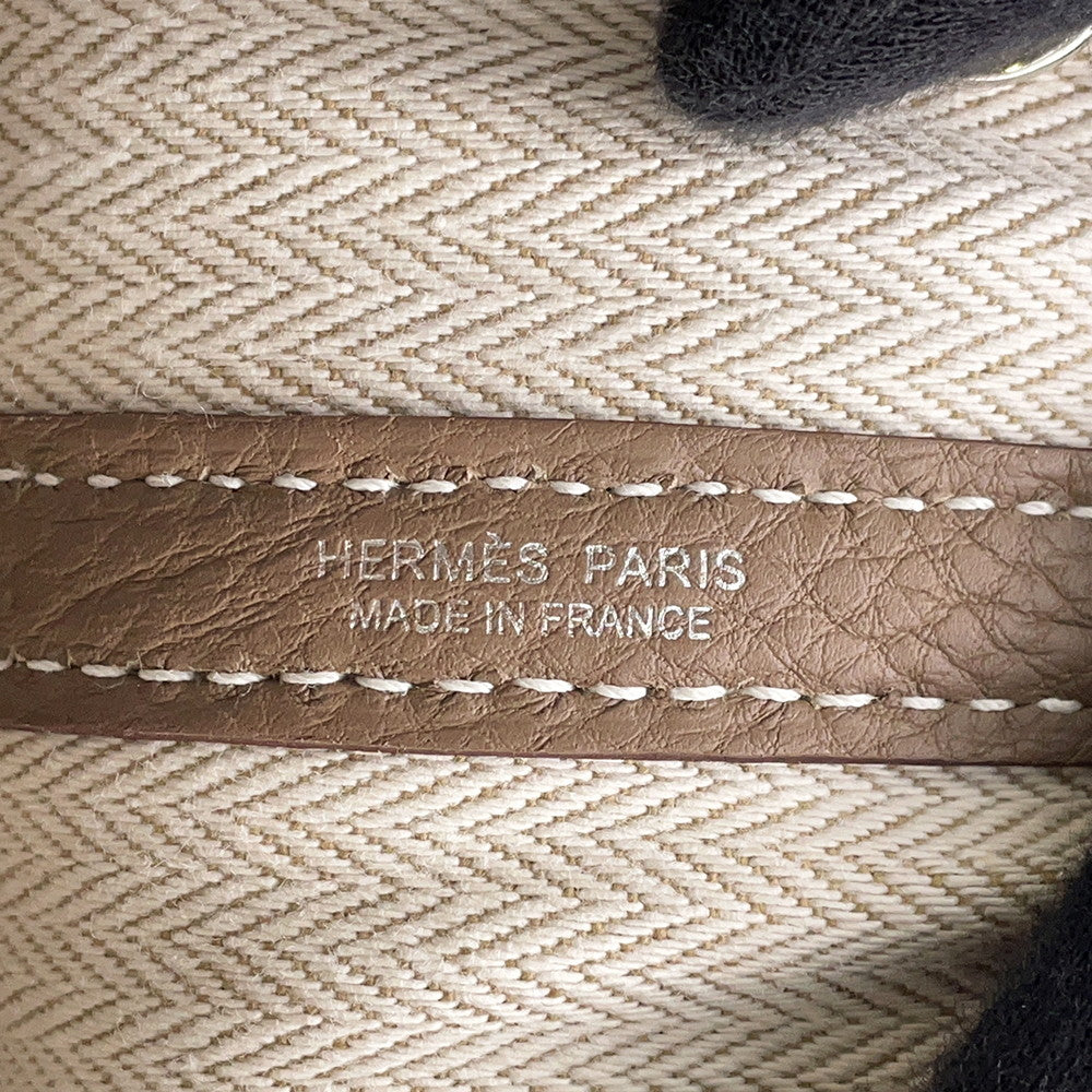 HERMES Garden Party Etoupe Negonda Leather Size TPM