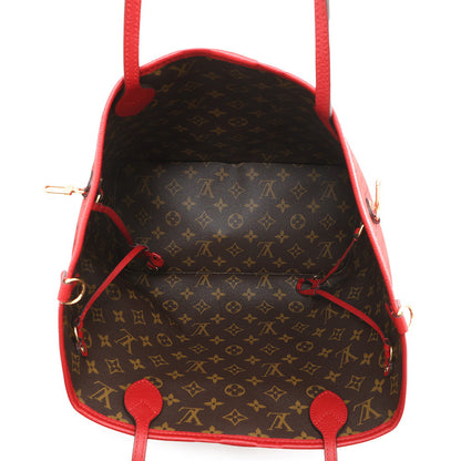 LOUIS VUITTON Neverfull・Inside Out Sari RedM12708 Monogram Size MM