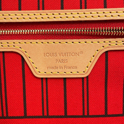 LOUIS VUITTON Neverfull・Inside Out Sari RedM12708 Monogram Size MM