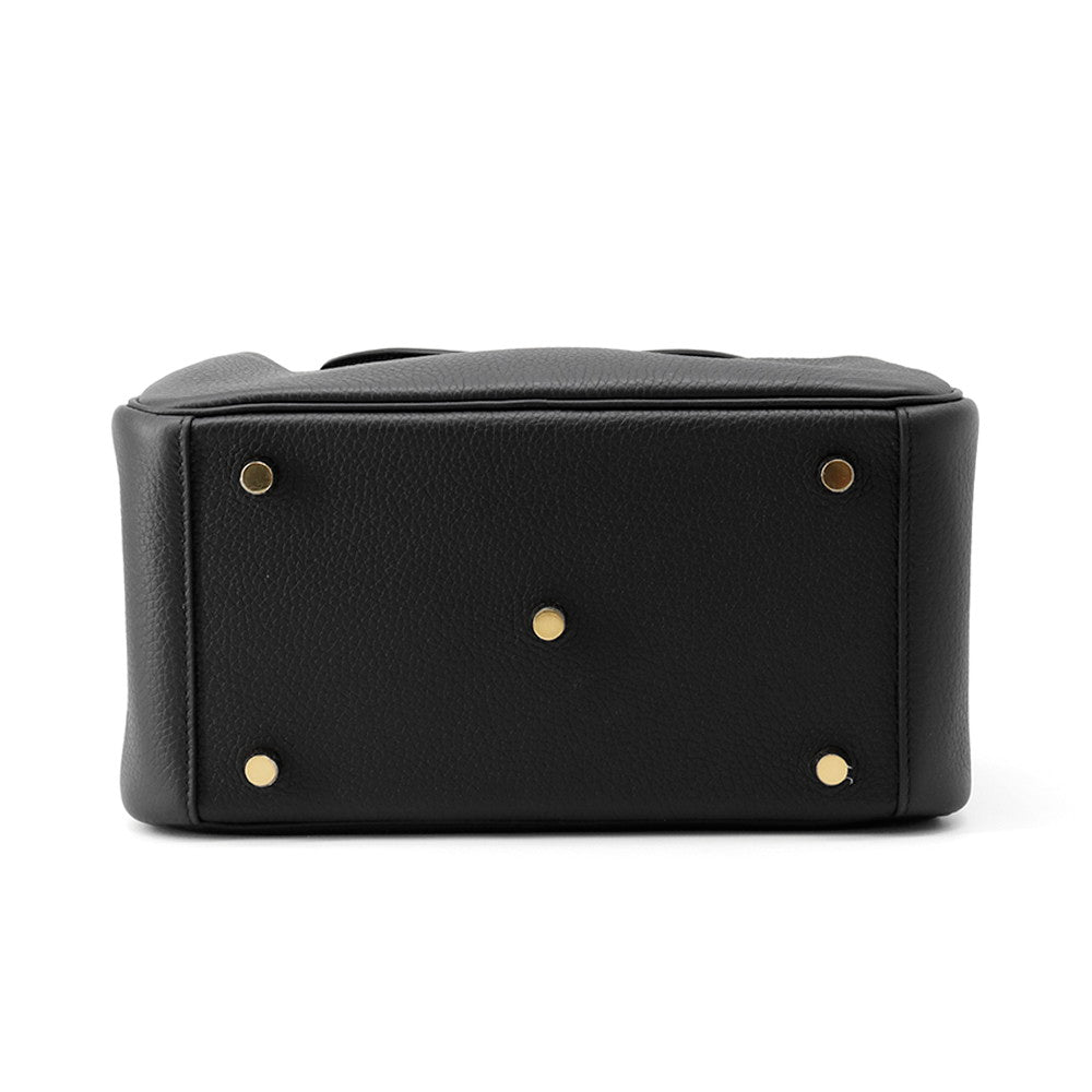 HERMES Lindy Black Taurillon Clemence Size 26