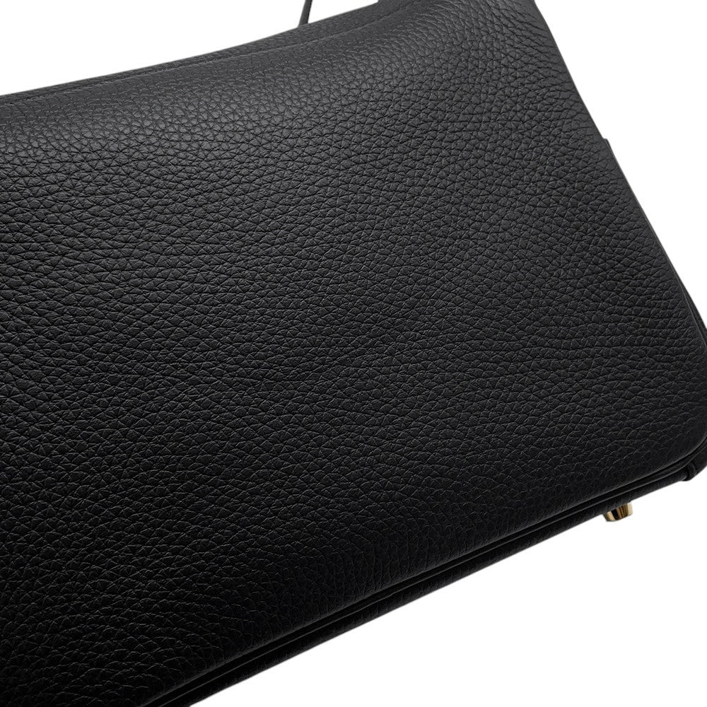 HERMES Lindy Black Taurillon Clemence Size 26