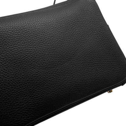 HERMES Lindy Black Taurillon Clemence Size 26