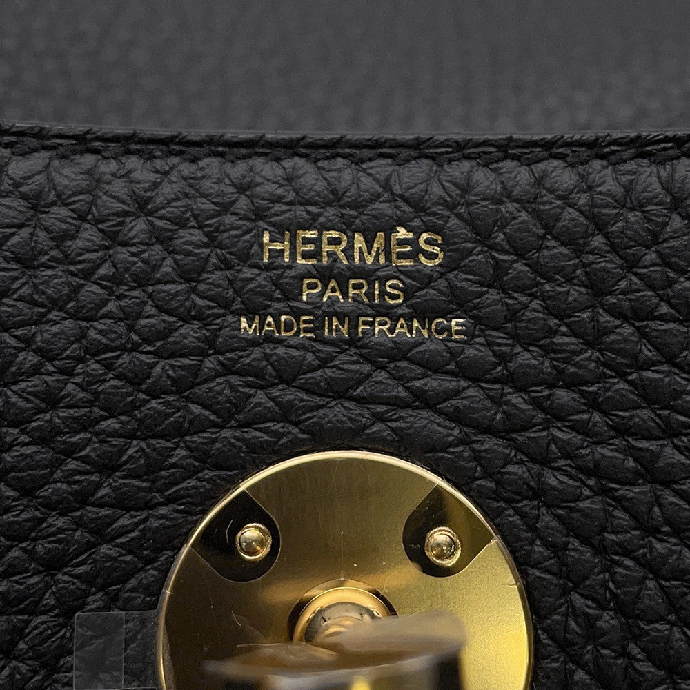 HERMES Lindy Black Taurillon Clemence Size 26