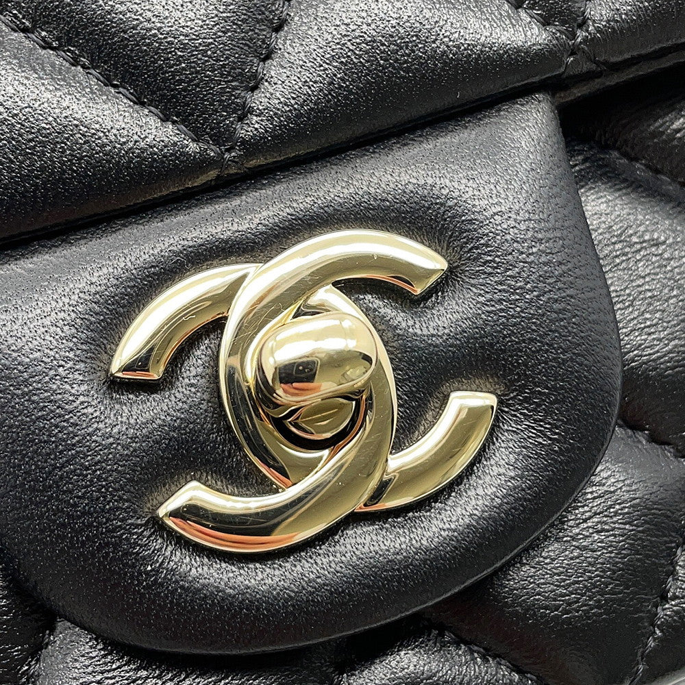 CHANEL Mini Matelasse ChainShoulder Bag BlackA69900 Y04059 94305 Lambskin Size 20