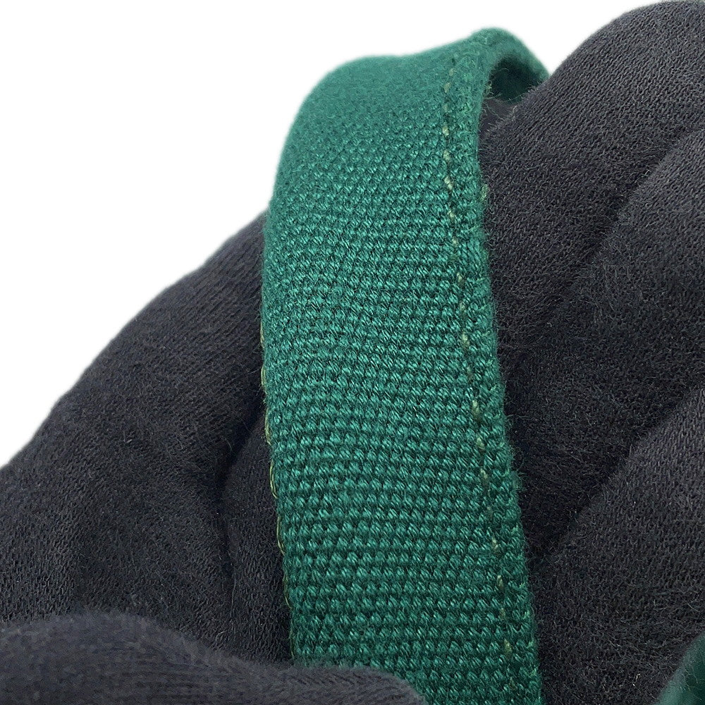 PRADA Canapa 2WAY Tote Bag GreenBN2642 Canvas
