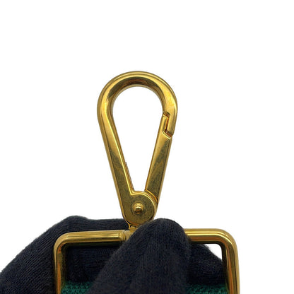 PRADA Canapa 2WAY Tote Bag GreenBN2642 Canvas