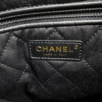 CHANEL Chanel22 Handbag BlackAS3261 Calf Leather Size Medium
