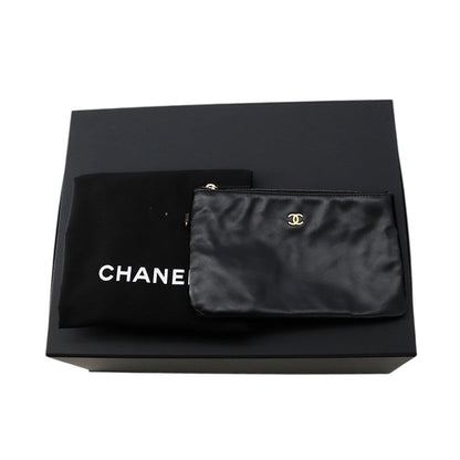CHANEL Chanel22 Handbag BlackAS3261 Calf Leather Size Medium