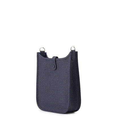 HERMES Evelyne Long Blue Nuit Taurillon Clemence Size TPM