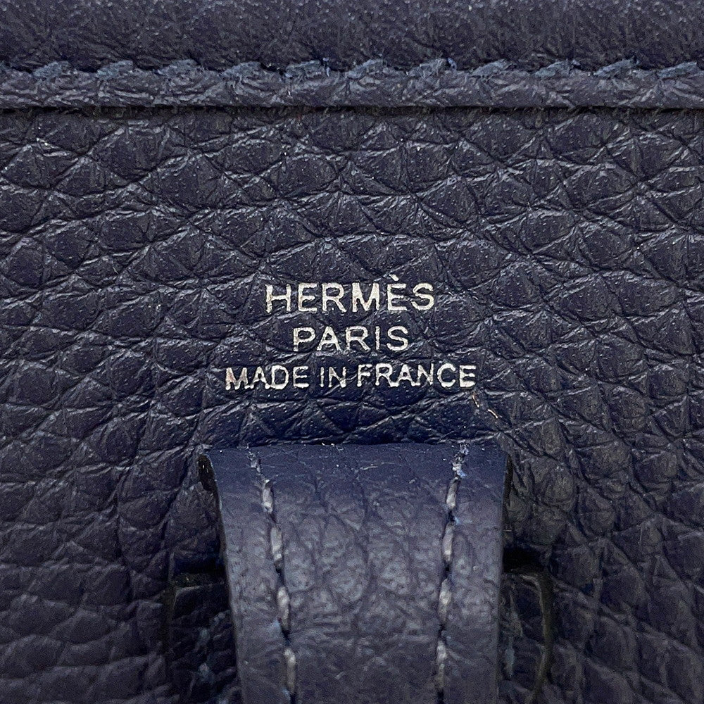 HERMES Evelyne Long Blue Nuit Taurillon Clemence Size TPM