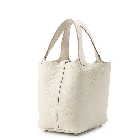 HERMES Picotin Lock Craie Taurillon Clemence Size PM