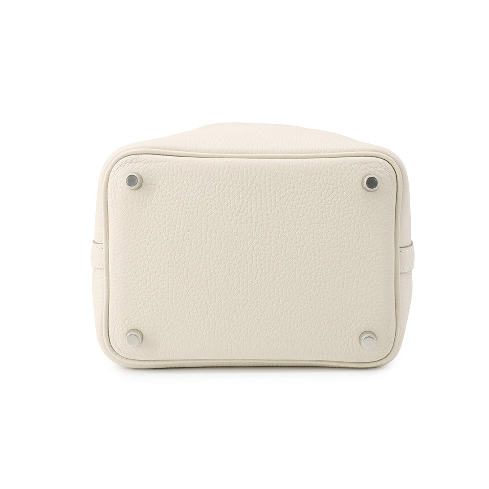 HERMES Picotin Lock Craie Taurillon Clemence Size PM