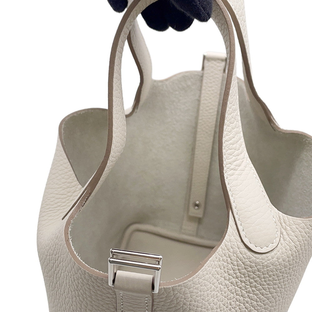 HERMES Picotin Lock Craie Taurillon Clemence Size PM