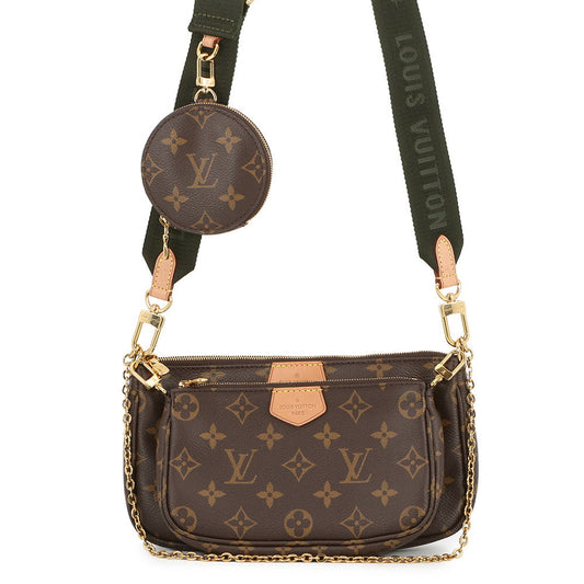 LOUIS VUITTON Multi Pochette Accessoires KhakiM44813 Monogram