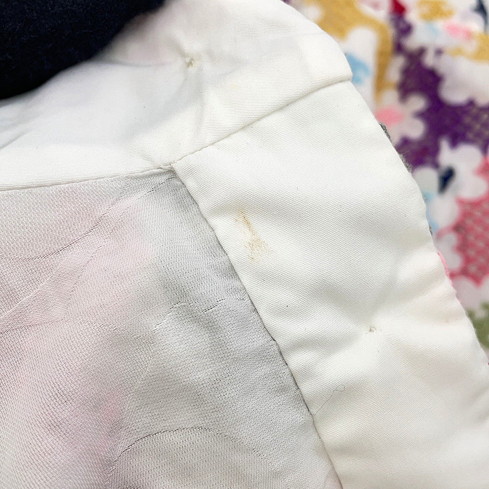 CHANEL 24P Blooming Raffia Patchwork Jacket Size 34 White/MulticolorP76667-V68570-NU931 Cotton82% Polyester18%