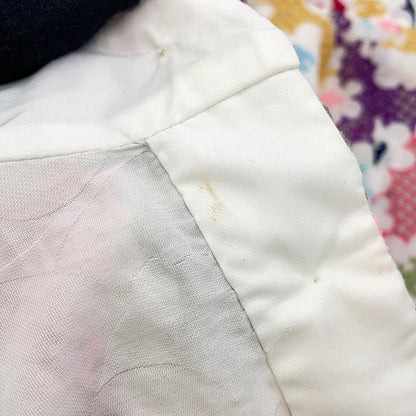 CHANEL 24P Blooming Raffia Patchwork Jacket Size 34 White/MulticolorP76667-V68570-NU931 Cotton82% Polyester18%