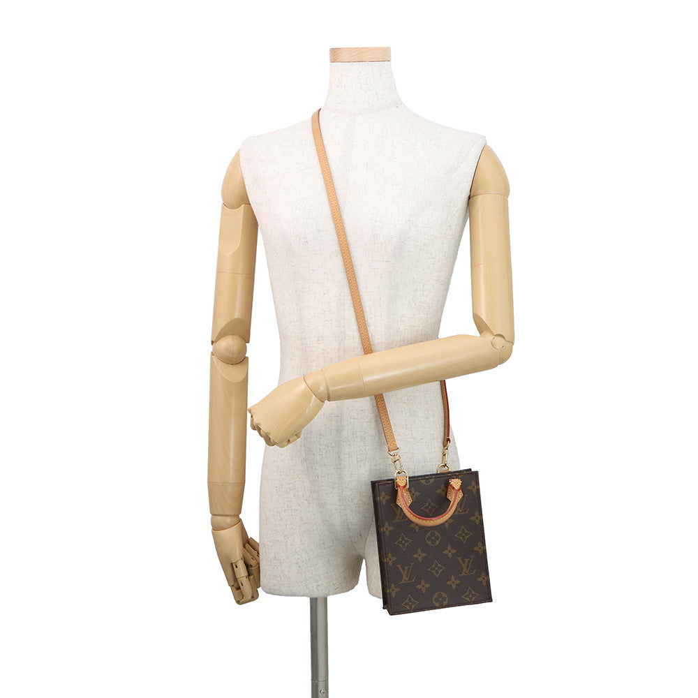 LOUIS VUITTON Petit Sac Plat BrownM69442 Monogram