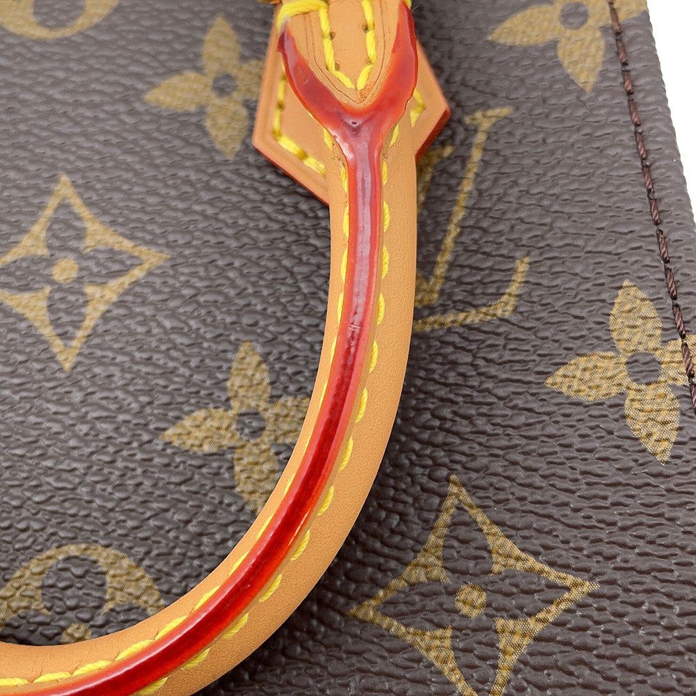 LOUIS VUITTON Petit Sac Plat BrownM69442 Monogram