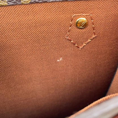 LOUIS VUITTON Petit Sac Plat BrownM69442 Monogram