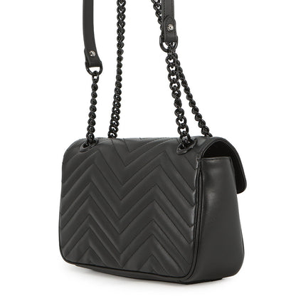 GUCCI GG Marmont Shoulder Bag Black443497 Leather Size Medium