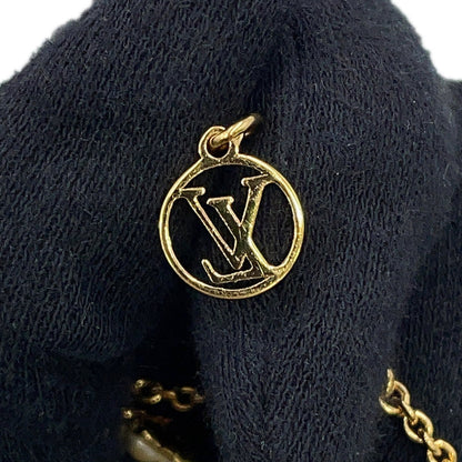 LOUIS VUITTON Bracelet・LV Flora Gram GoldM0940A Metal Faux Pearl