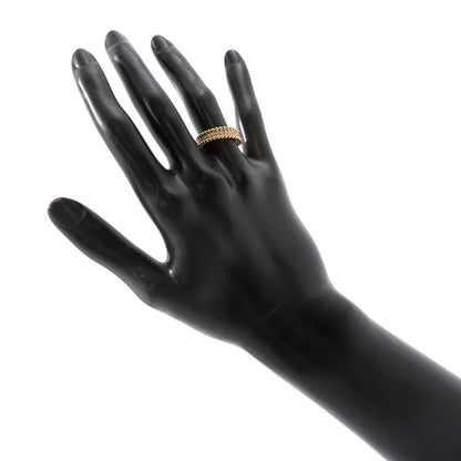 Van Cleef & Arpels Perlée Diamond Ring Single-Row Model Size 49/#9VCARPJMW00 18K Pink Gold