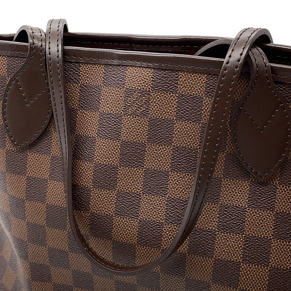 LOUIS VUITTON Neverfull RedN51109 Damier Ebene Canvas Size PM