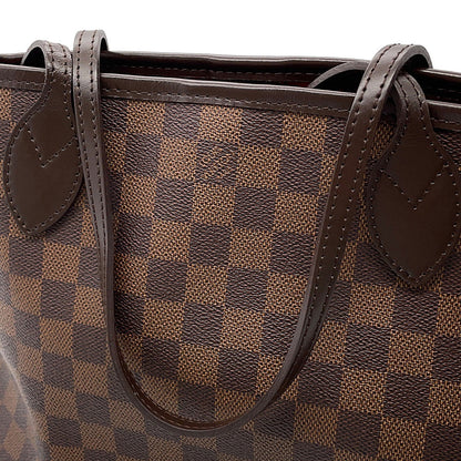 LOUIS VUITTON Neverfull RedN51109 Damier Ebene Canvas Size PM