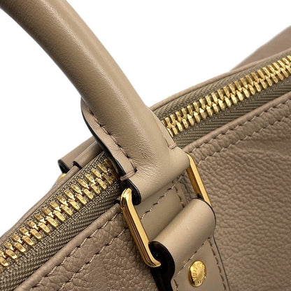 LOUIS VUITTON Keepall Bandouliere TourterelleM46114 Monogram Empreinte Leather Giant Size 45