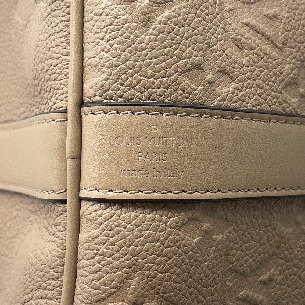 LOUIS VUITTON Keepall Bandouliere TourterelleM46114 Monogram Empreinte Leather Giant Size 45