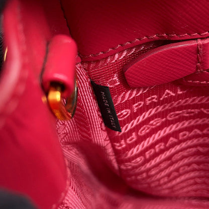 PRADA Galleria 2WAY Handbag PinkBN2863 Saffiano LeatherLeather