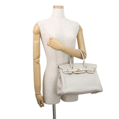 HERMES Birkin Pearl Grey Togo Leather Size 30