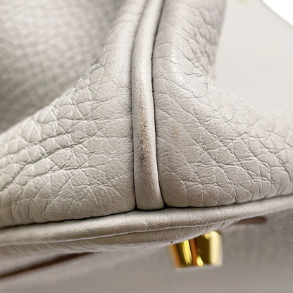 HERMES Birkin Pearl Grey Togo Leather Size 30