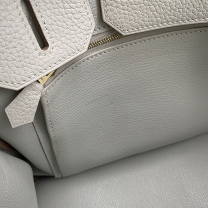 HERMES Birkin Pearl Grey Togo Leather Size 30