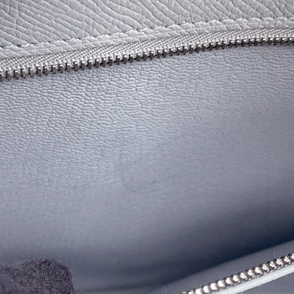 HERMES Kelly Sellier Blue Gacier Epsom Size 28