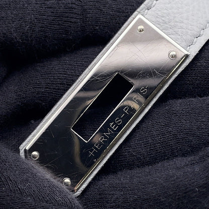 HERMES Kelly Sellier Blue Gacier Epsom Size 28