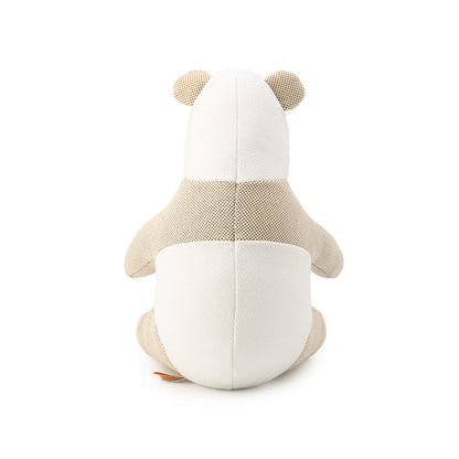 HERMES Panda Emile Epope plush toy Kannel Toile H Cotton 100%