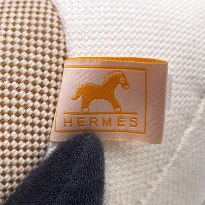 HERMES Panda Emile Epope plush toy Kannel Toile H Cotton 100%