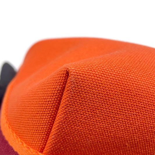 HERMES Brid a Black Orange/Bordeaux → Canvas Size PM