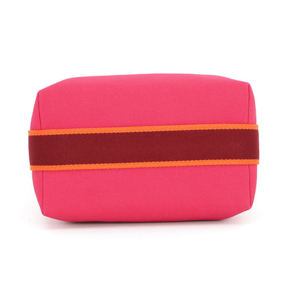HERMES Brid a Black Hibiscus Canvas Size PM