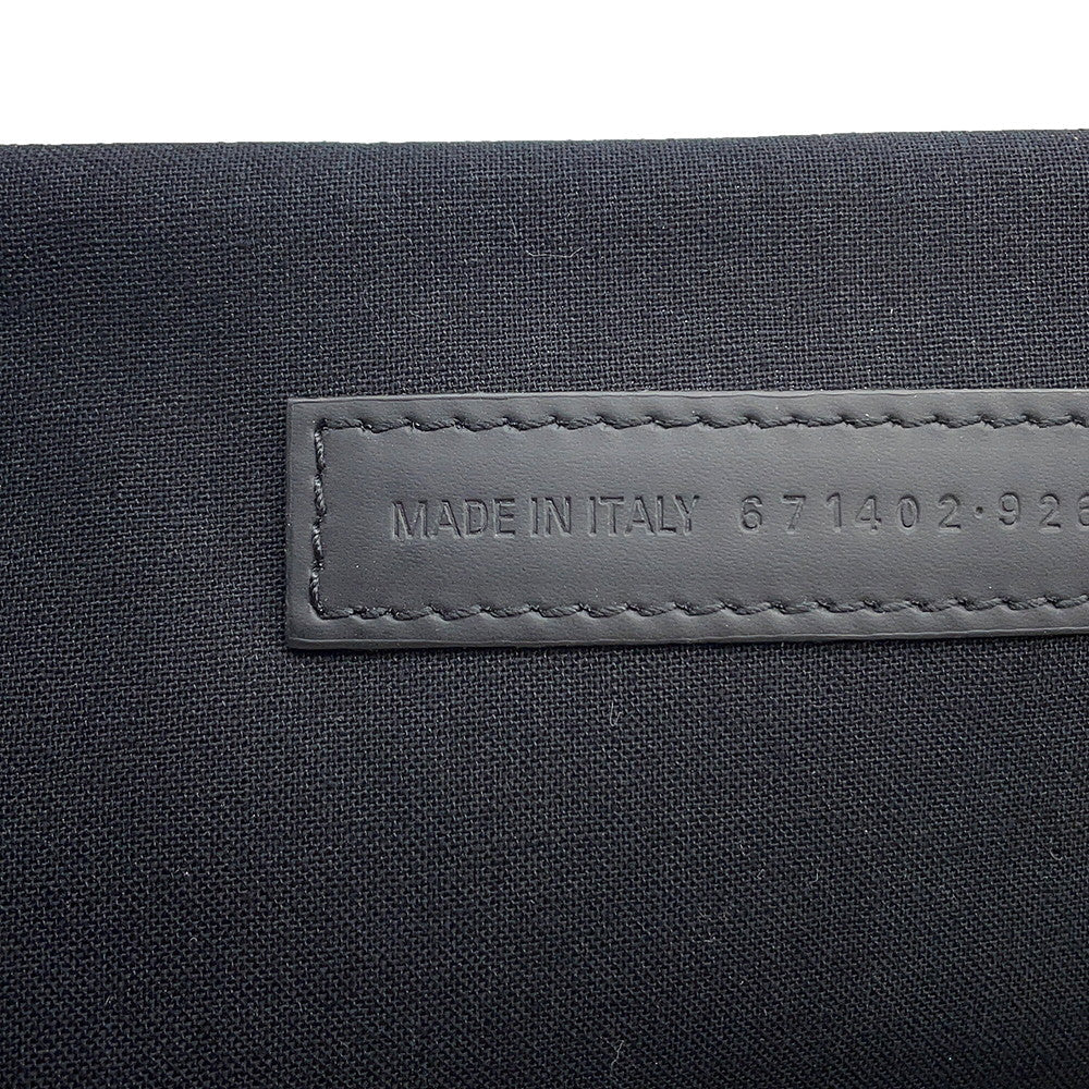 BALENCIAGA Hardware 2WAY Bag Small White/Black671402 Canvas Leather Size S