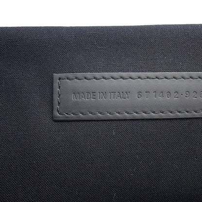 BALENCIAGA Hardware 2WAY Bag Small White/Black671402 Canvas Leather Size S