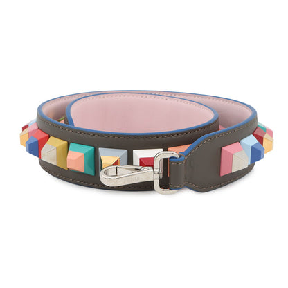 FENDI Strap you Gray/Multicolor Leather