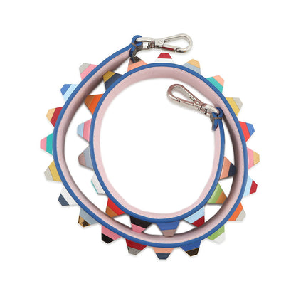 FENDI Strap you Gray/Multicolor Leather
