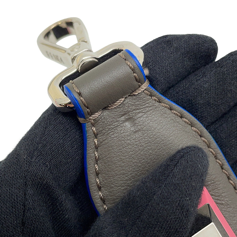 FENDI Strap you Gray/Multicolor Leather