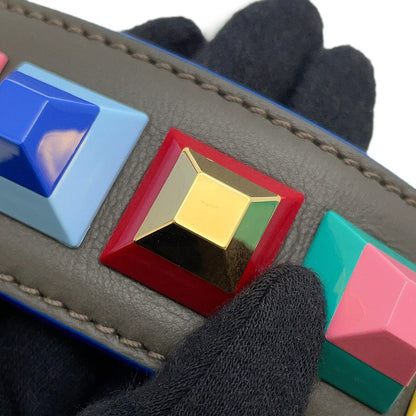 FENDI Strap you Gray/Multicolor Leather