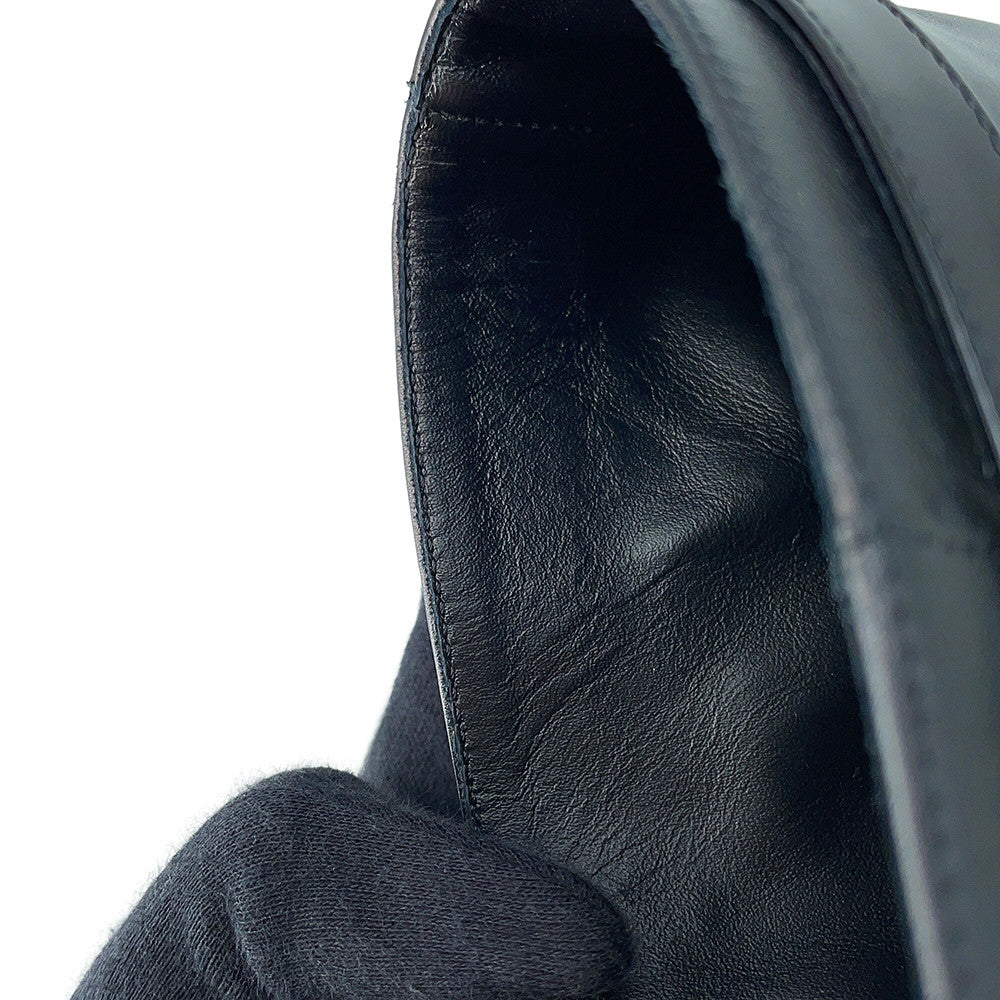 LOUIS VUITTON Westside Line Long Boots Noir Leather Size 36 1/2