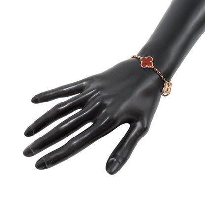 Van Cleef & Arpels Vintage Alhambra 5 Motif BraceletVCARP7RP00 18K Pink Gold